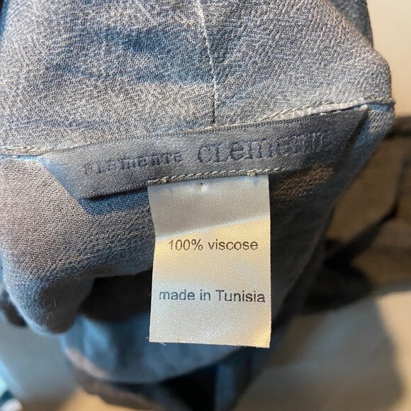 Elemente Clemente One Size Duster Cardigan Stonewash Gray Longline Adjustable - Picture 4 of 9